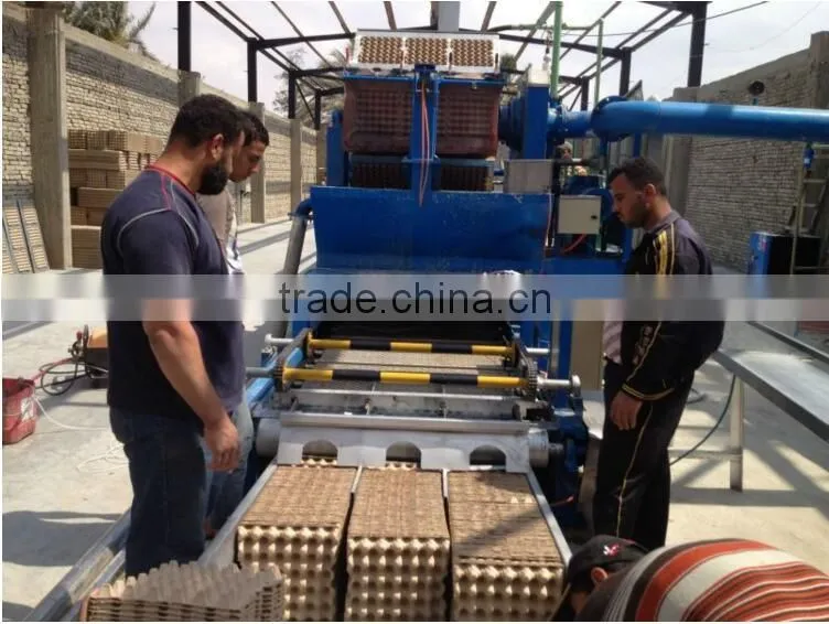 Egg box tray rotary line CE/egg tray paper machine with low cost