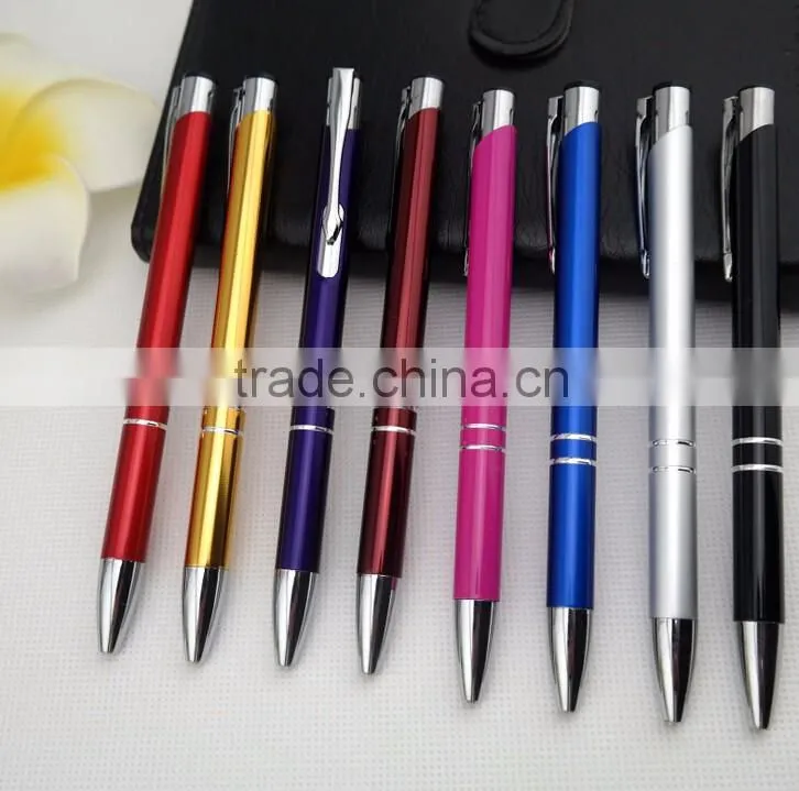 Executive Personalized Metal Ball Point Pen Silver