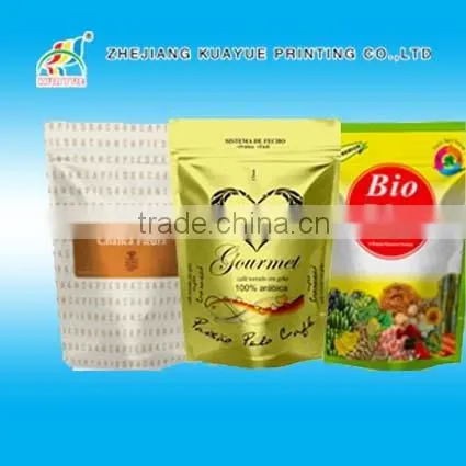 Customized New High Quality Standing Zipper Pouch