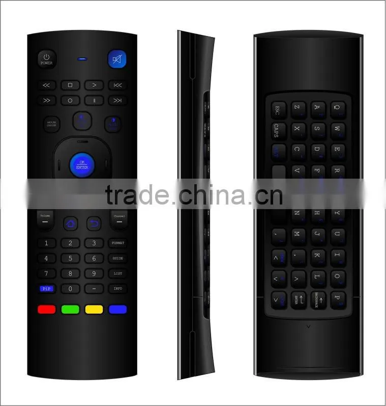 air mouese 2.4g keyboard learning tv remote control