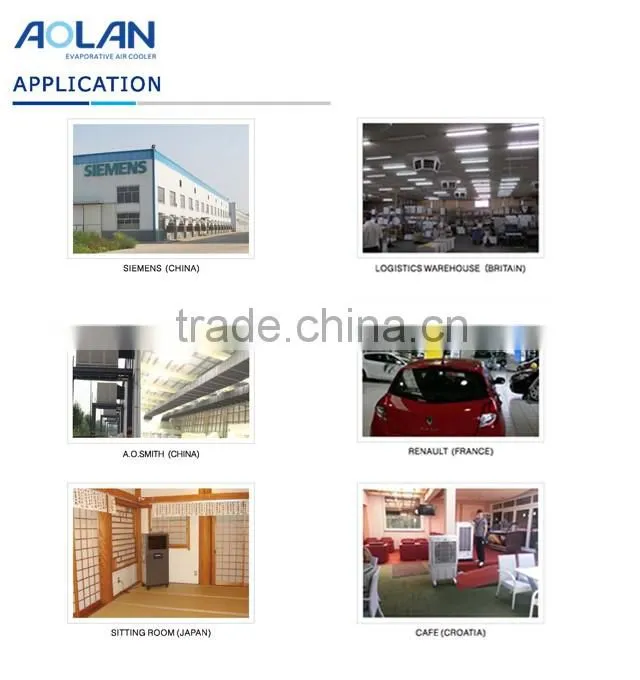 Aolan manufacturer fan air cooling pad for poultry farm / desert cooler pad