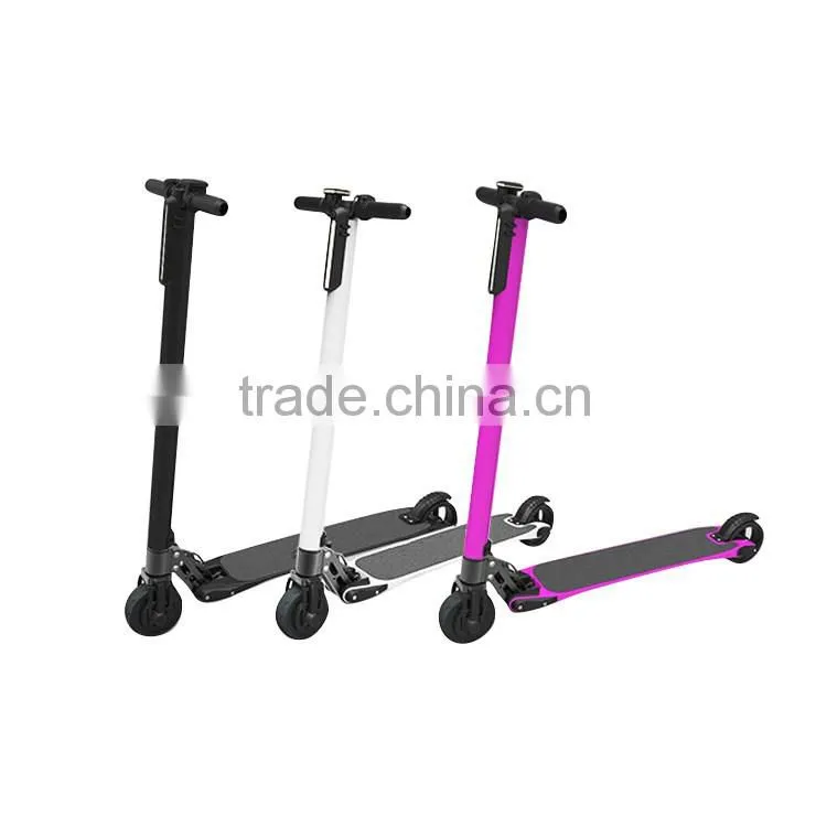 New Fashion Design Light Weight Foldable Electric Scooter 5 Inch Wheel Carbon Fiber Material Portable Mobility Scooter