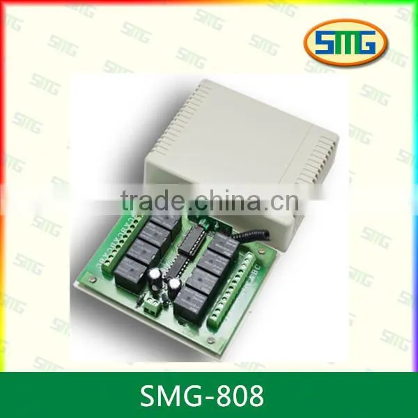 433/315mhz Long Distance Garage Gate Door 8 channel remote controller SMG-808