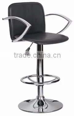 ANJI XINRENJIE 2014 Moden PU Bar Stool With Chrome Armrest