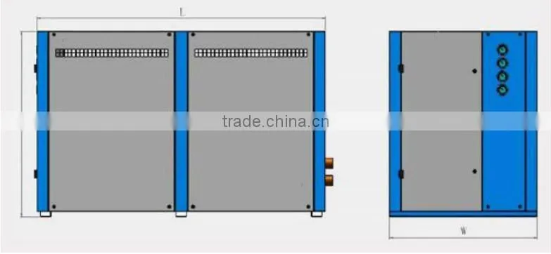 LTWS Series Box Type High Quality High Efficiency and Energy Saving Industrial Water Cooled Water Chiller