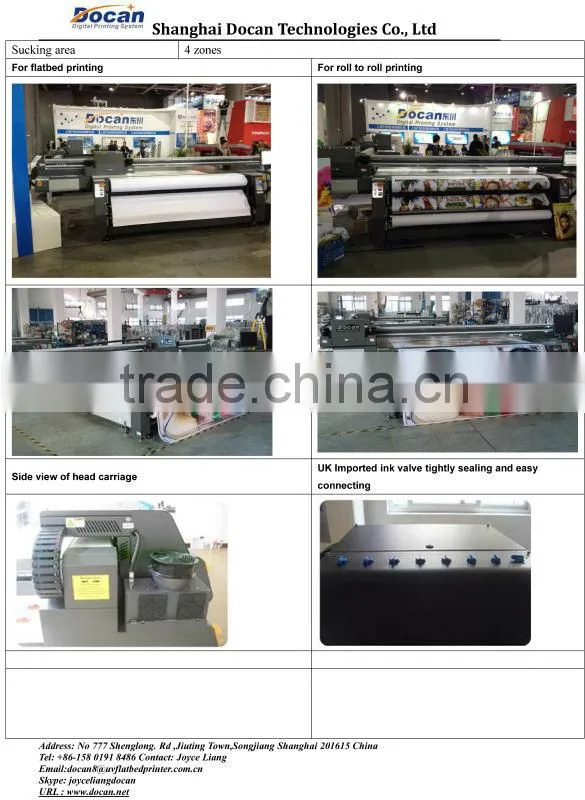 Docan large format sign advertising uv inkjet printer