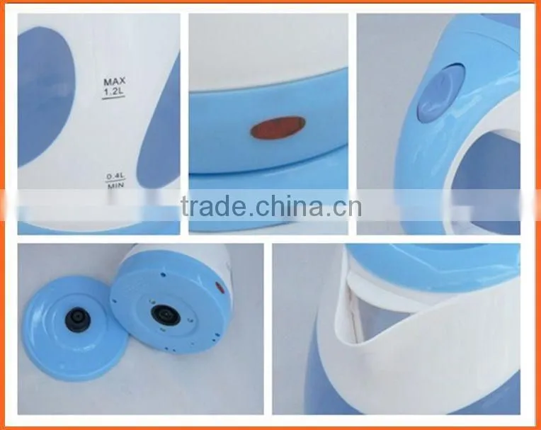 small design cordless heating mini plastic electric water kettle