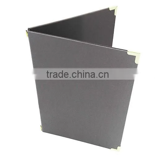 fabric menu for hotel / menu cover fabric / quality menu factory directed sale