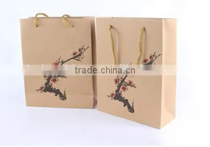 wholesale custom kraft paper bag for gifts,recycle kraft paper packaging bag