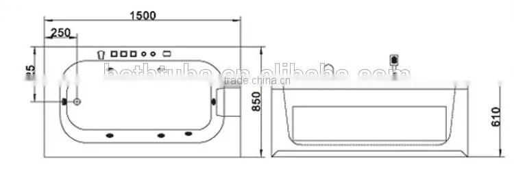 cUPC approval sex abs massage bathtub,massage spa sex bathtub,jet bathtub