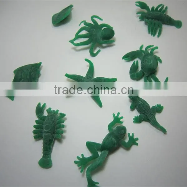 small growing marine organism dinosaur eggs toy in water growing