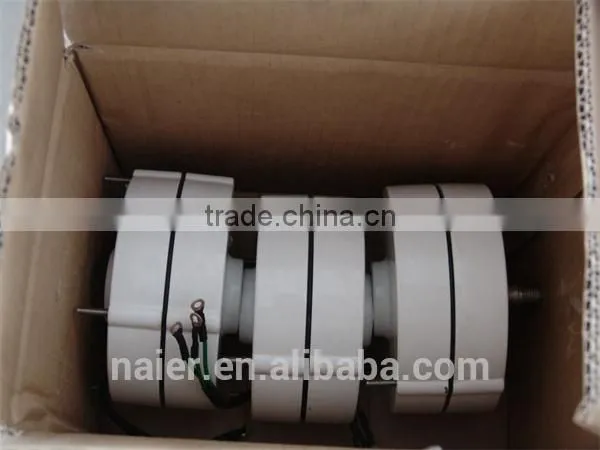 low RPM 100w 12/24v AC output generator with CE made in china