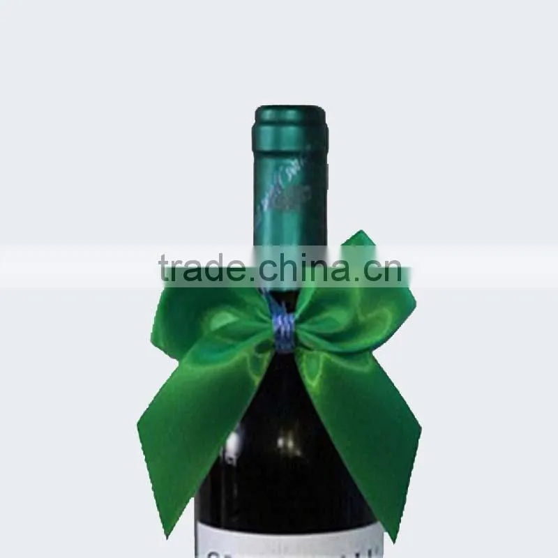 wine bottle decoration bow tie