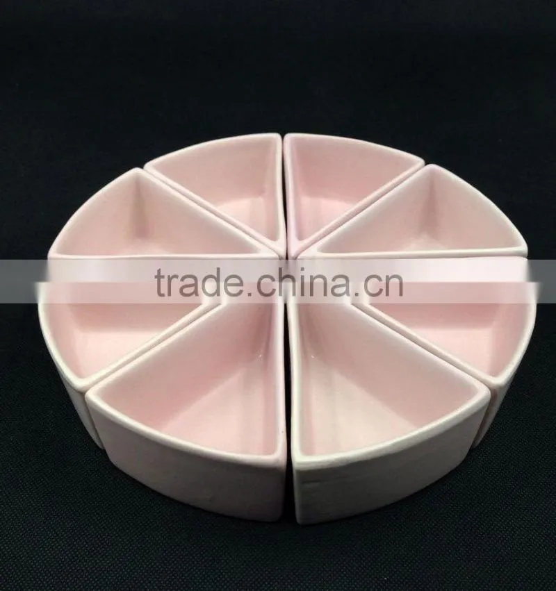 Triangle ceramic Plate Dish,Plate Dish,ceramic Plate Dish,ceramic Plate