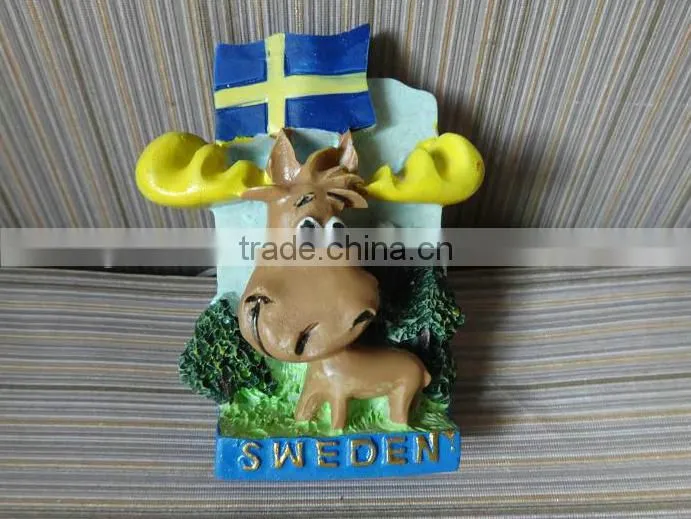 OEM ODM polyresin souvenir fridge magnets