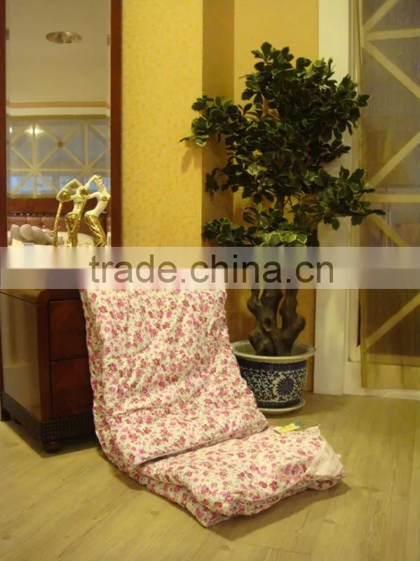 luxury and high quality printed cotton silk quilt
