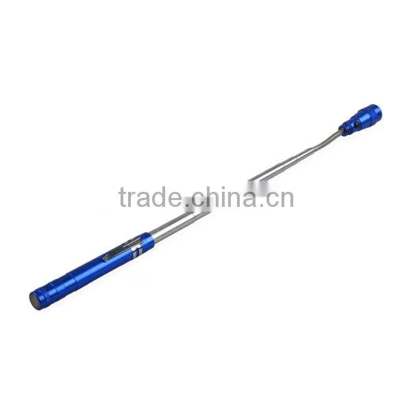 Magnetic 3 LED Flash Light Magnet Telescopic Flexible Torch