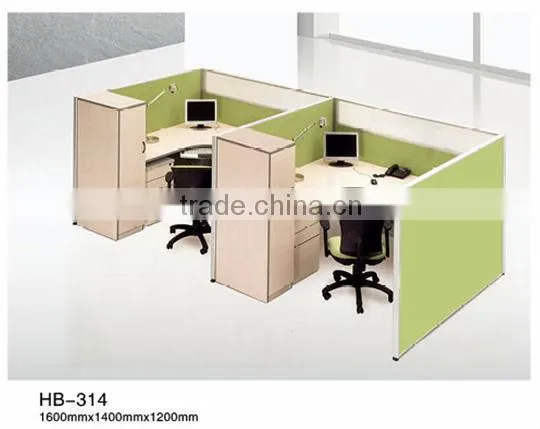 Wooden desk cubicle office furniture workstation