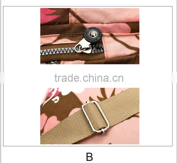 2013 new model lady handbag shoulder bag,hight quality handbag made in china,long strap nylon shoulder bags