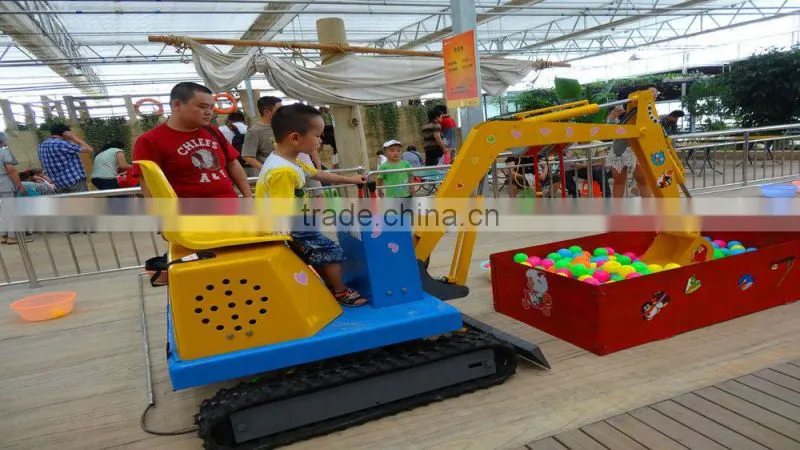 kids mini electric excavator 90 degree children excavator