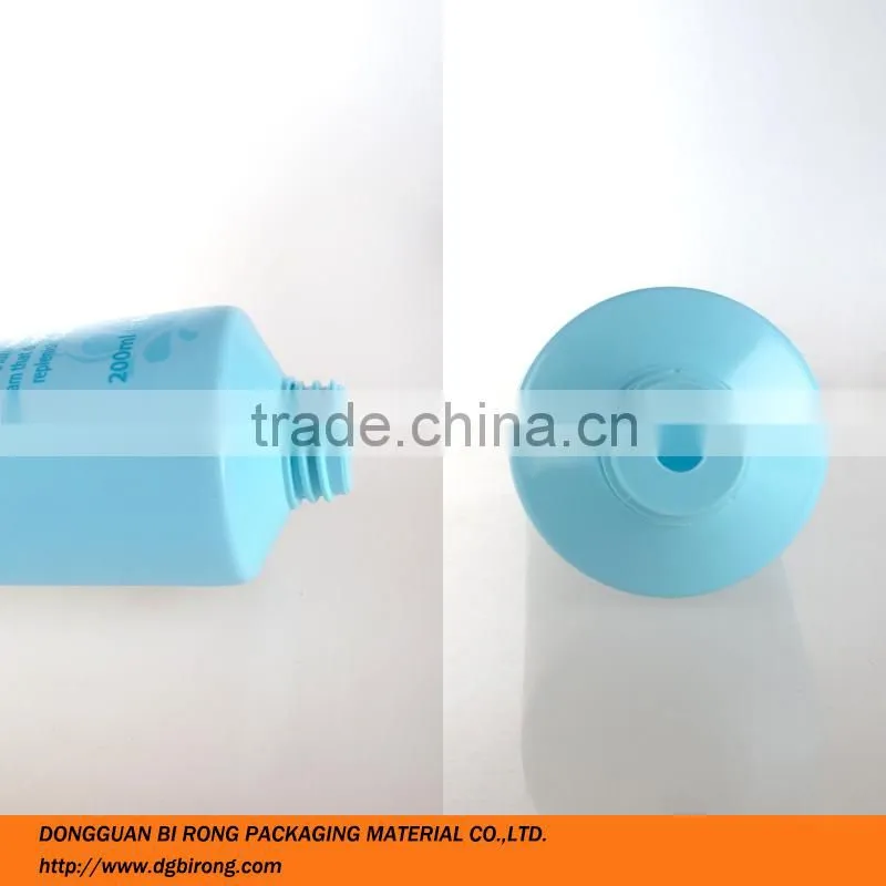 200ml Matte Colored Plastic Shampoo Packaging Tube