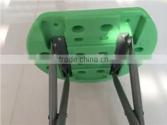Newest light-weight popular outdoor furniture of small round bench for finish or other outdoor activities use