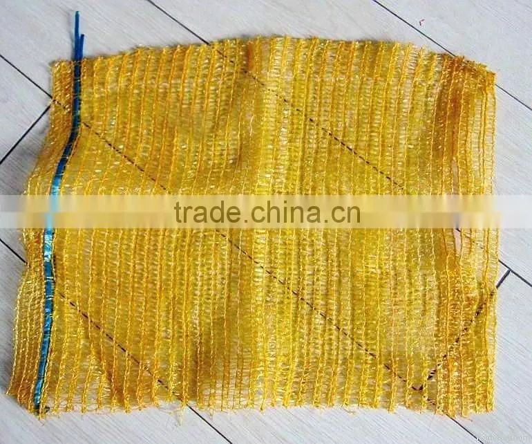 Raschel drawstring small net mesh bags wholesale