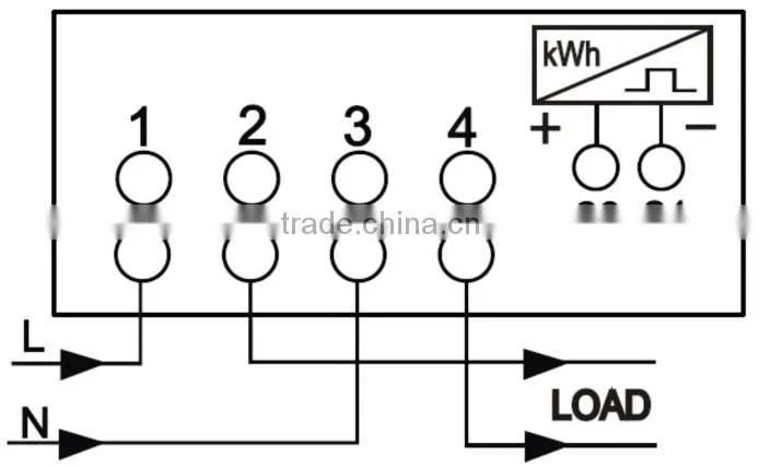 single phase watt meter