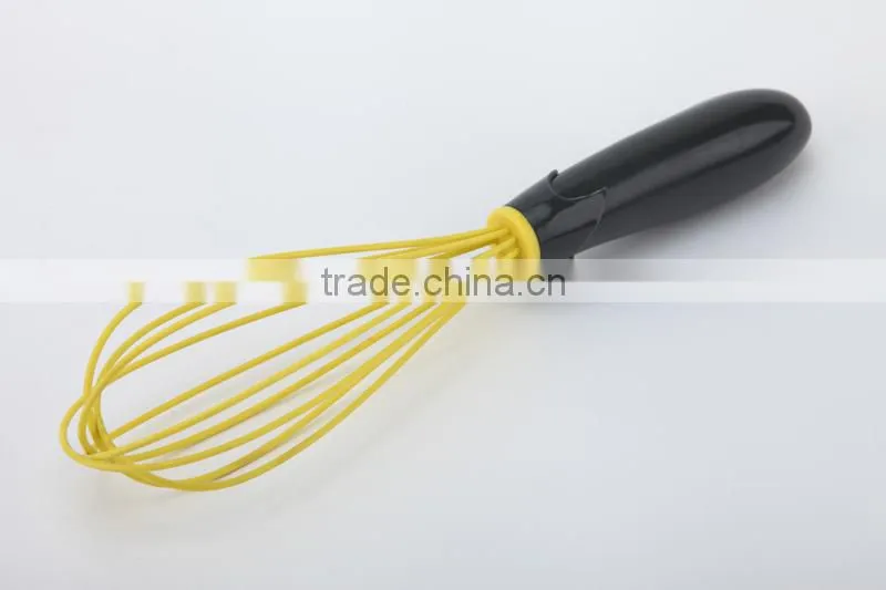 eggplant new silicone 5 wires whisk