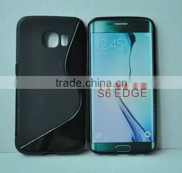 Wholesale Price Colorful S-line Soft TPU Cover For Samsung Galaxy S6/S6 edge