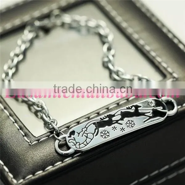 Fashion christmas jewelry cuff bangle bracelet wholesale
