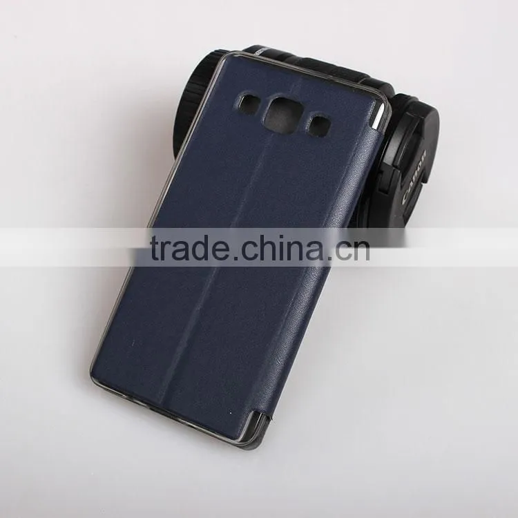 Phone accessories pu leather flip cover case for nokia lumia 730/640