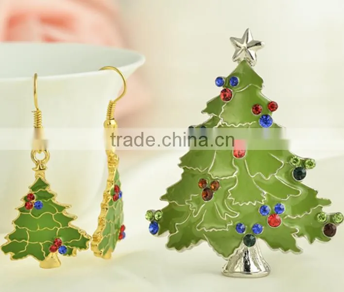 Special Edition Christmas Package Western Christmas With The Stars Earrings And Brooch