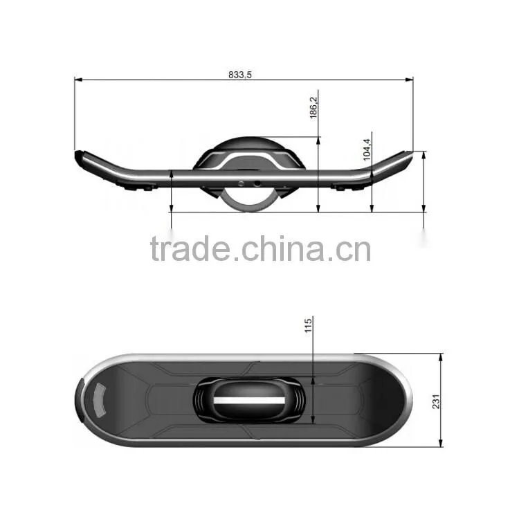 Colorful mini smart self balance hoverboard one wheel electric chariot scooter self balancing scooter with LED and Bluetooth