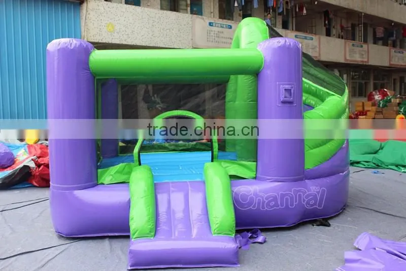 2016 New Design twister slide inflatable bouncer slide