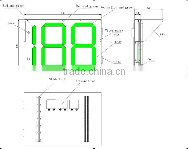 Countdown lamp WUXI Manufacturer