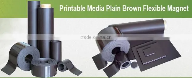 24.4"(0.62m*30m) Printable Media Plain Brown Flexible Magnet