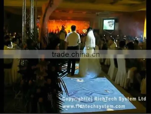 BEST SELLING! RICHTECH unlimited effects and high brightness interactive floor system
