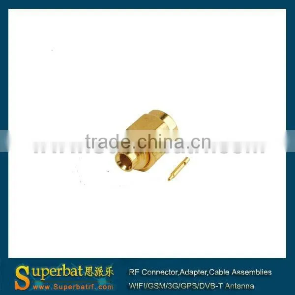 ssma cable connector Solder .086'' Cable RG405 straight male connector