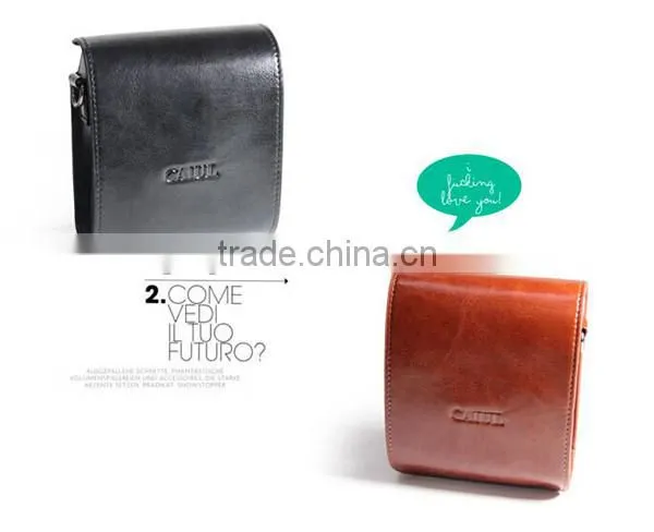 Fujifilm Instax PU leather Camera Bag With Strap For Mini90 Camera Use