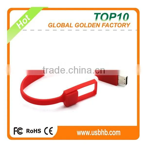 silicone usb bracelet usb flash drive bracelet