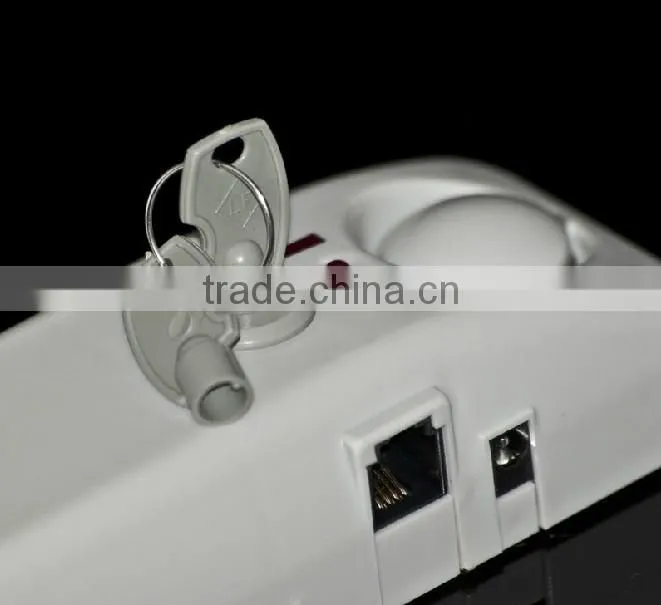 2 ports display security alarm system for smartphone