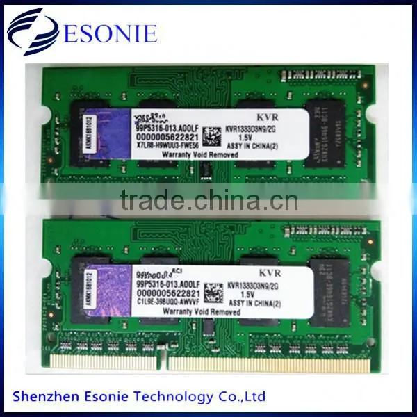 Best price ETT chips ram memory ddr3 2gb 1066mhz laptop 200pin