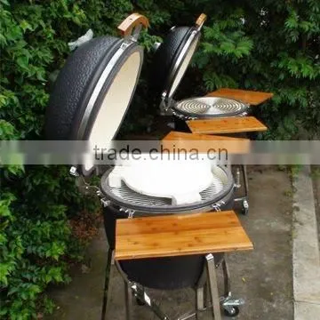 Ceramic BBQ grill heat deflector
