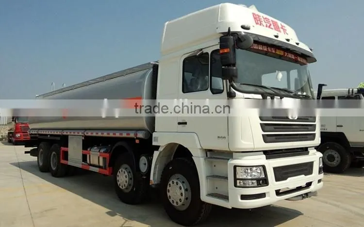 Shaanxi 8*4 oil fuel tank truck rhd lhd for sale