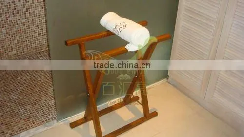 2016 Good Quality Pine Wood Trolley Cart Black Wooden Salon Trolley Salon Trolly