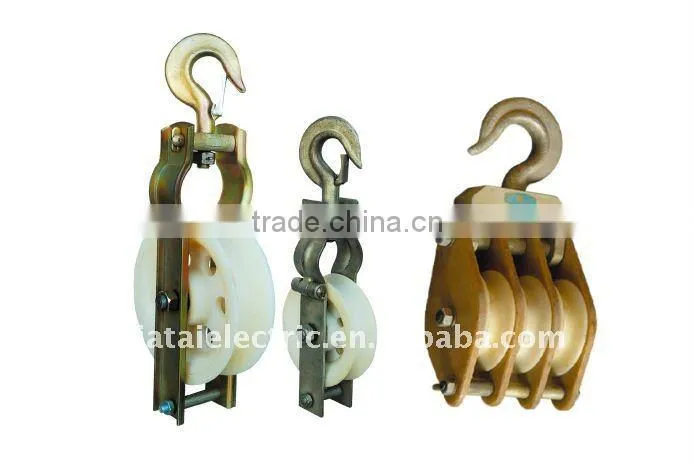 Single Sheave Stringing Pulley Blocks
