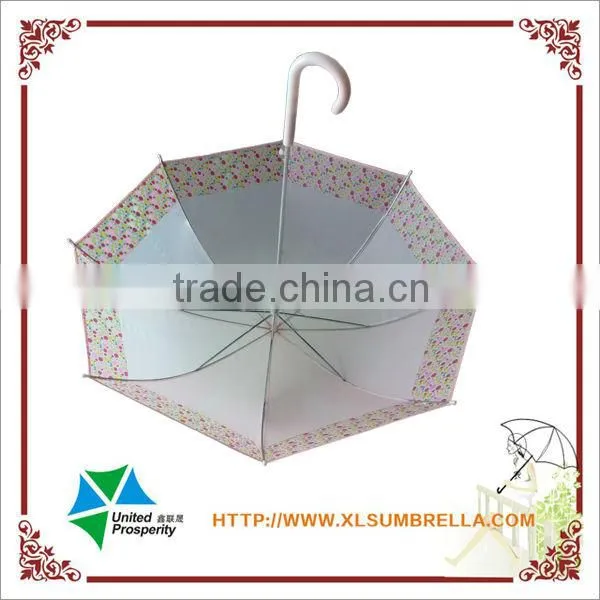 21" recycled poe fabric automatic kids umbrella