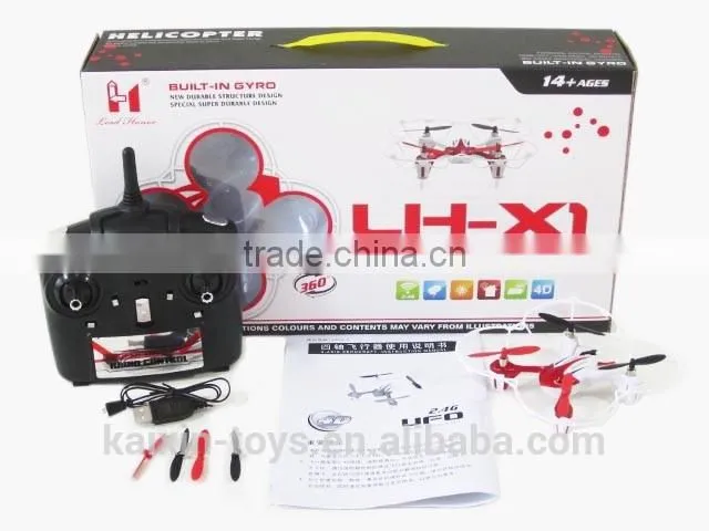2.4Ghz 4-axis rc quad copter with gyroscope & light