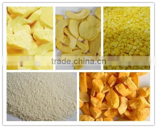Frozen dried peach
